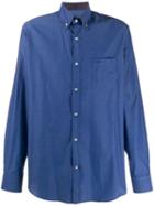 Paul & Shark Striped Cotton Shirt - Blue