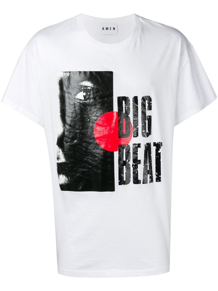 Amen Graphic Print T-shirt - White