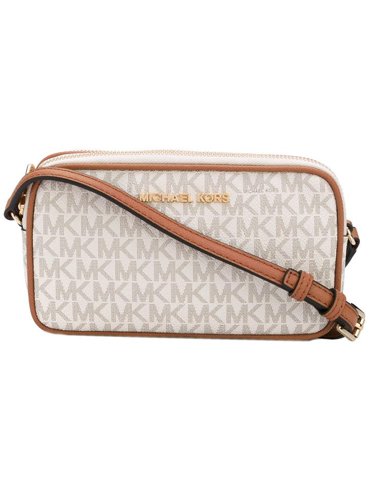 Michael Michael Kors - Bedford Medium Crossbody Bag - Women - Calf Leather - One Size, Nude/neutrals, Calf Leather