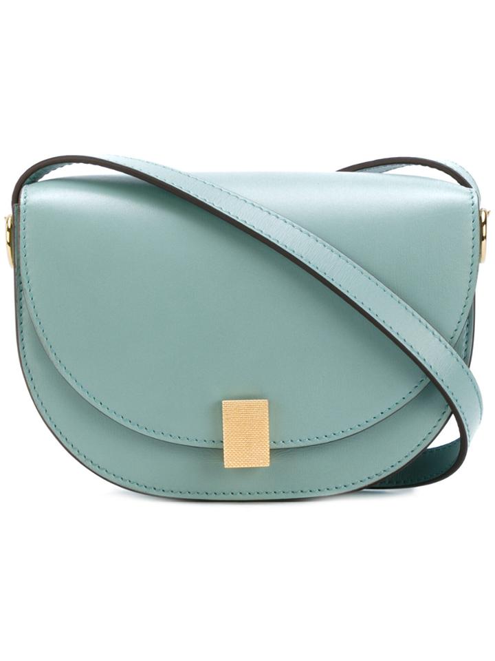 Victoria Beckham Contrast Satchel - Blue