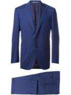 Canali Two Piece Suit, Men's, Size: 54, Blue, Cupro/wool