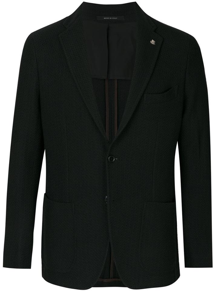 Tagliatore Americana Punt Blazer - Black