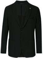 Tagliatore Americana Punt Blazer - Black