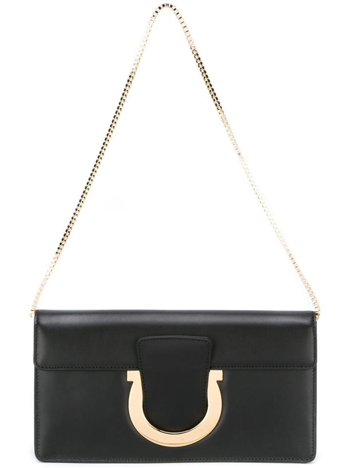 Salvatore Ferragamo 'thalia' Shoulder Bag - Black