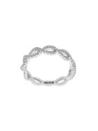 Wouters & Hendrix Gold Diamond Ribbon Ring - Metallic