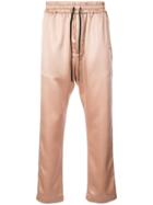 Cmmn Swdn Shimmery Buck Track Pants - Nude & Neutrals