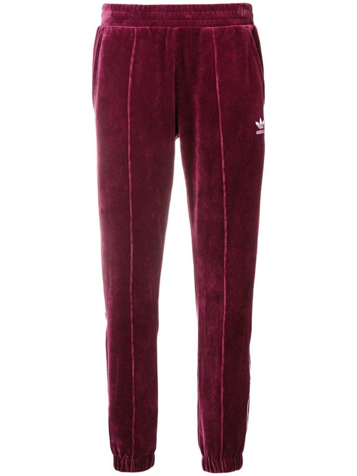 Adidas Logo Track Trousers - Pink & Purple