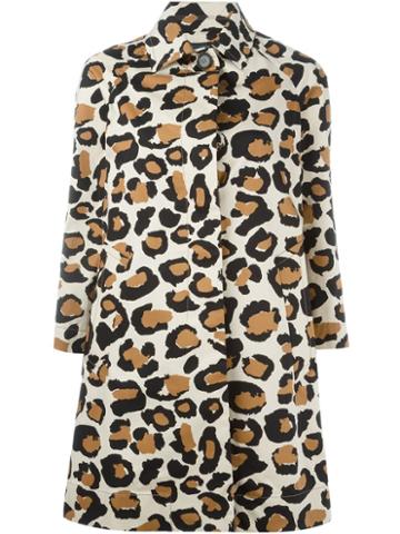 Marc By Marc Jacobs Leopard Print Coat