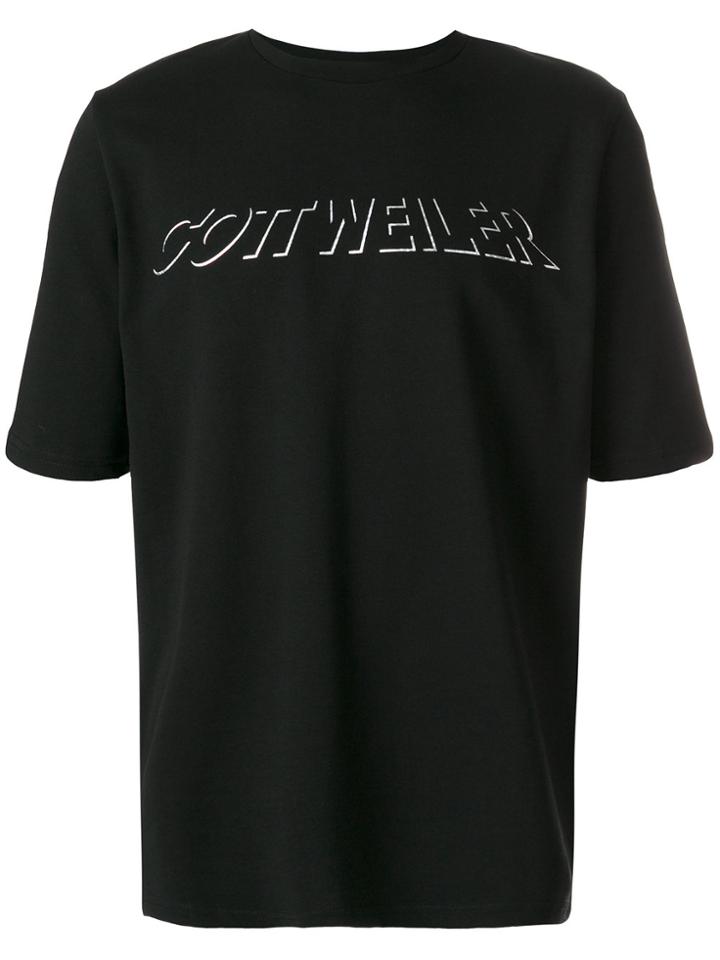 Cottweiler Holographic Logo T-shirt - Black