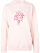 Givenchy Graphic Print Hooded Sweatshirt - Pink