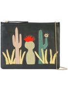 Lizzie Fortunato Jewels Cactus Patch Clutch Bag - Black