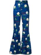Racil Floral Print Trousers - Blue