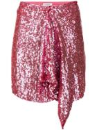 P.a.r.o.s.h. Sequin Mini Party Skirt - Pink