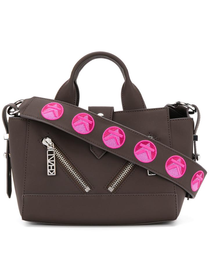 Kenzo Kalifornia Gommato Tote - Brown