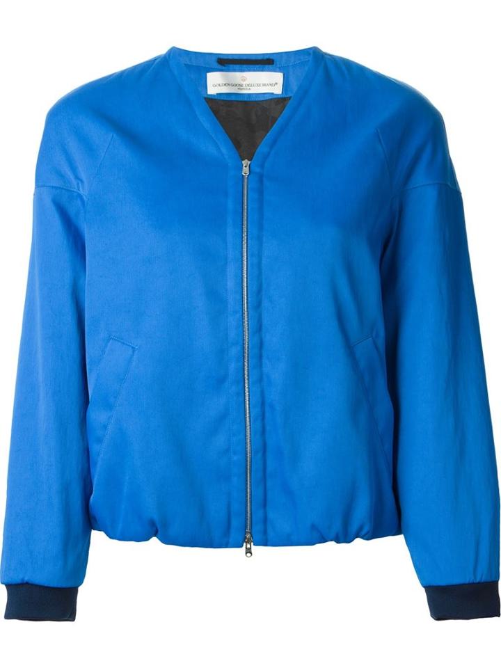 Golden Goose Deluxe Brand Zipped Bomber Jacket