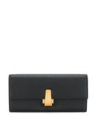 Bottega Veneta Decorative Clasp Wallet - Black