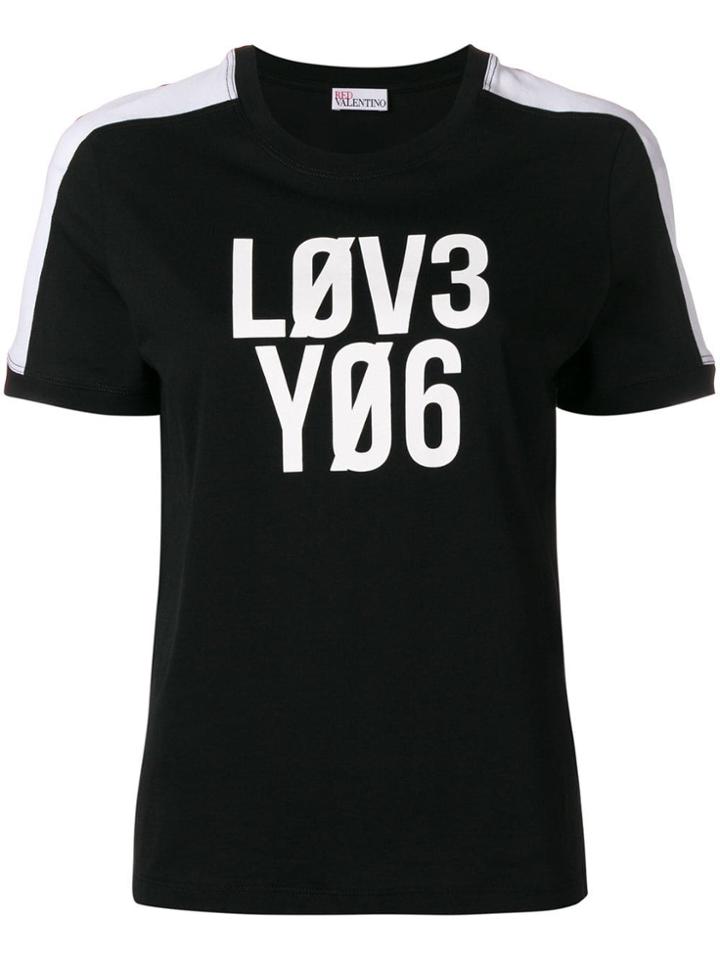 Red Valentino Love T-shirt - Black