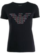 Emporio Armani Contrast Logo T-shirt - Blue