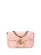 Gucci Micro Gg Marmont Bag - Pink