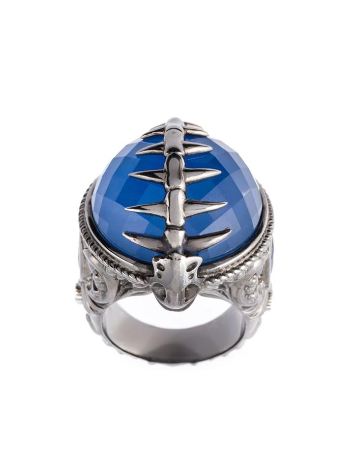 Stephen Webster Spine Motif Cocktail Ring - Metallic