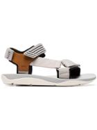 Camper Grey And Brown Rubber Sandals