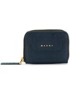 Marni Panelled Coin Purse - Blue