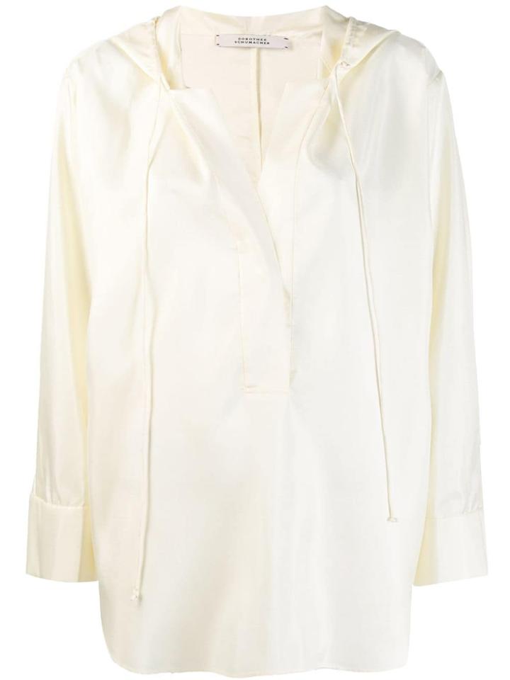Dorothee Schumacher Hooded Pull Over - White