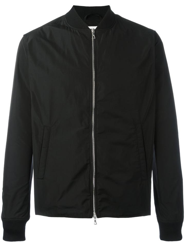 Officine Generale - Classic Bomber Jacket - Men - Polyester - S, Black, Polyester