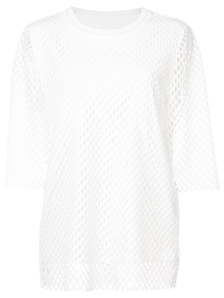 Kuho Slim-fit Mesh T-shirt - White