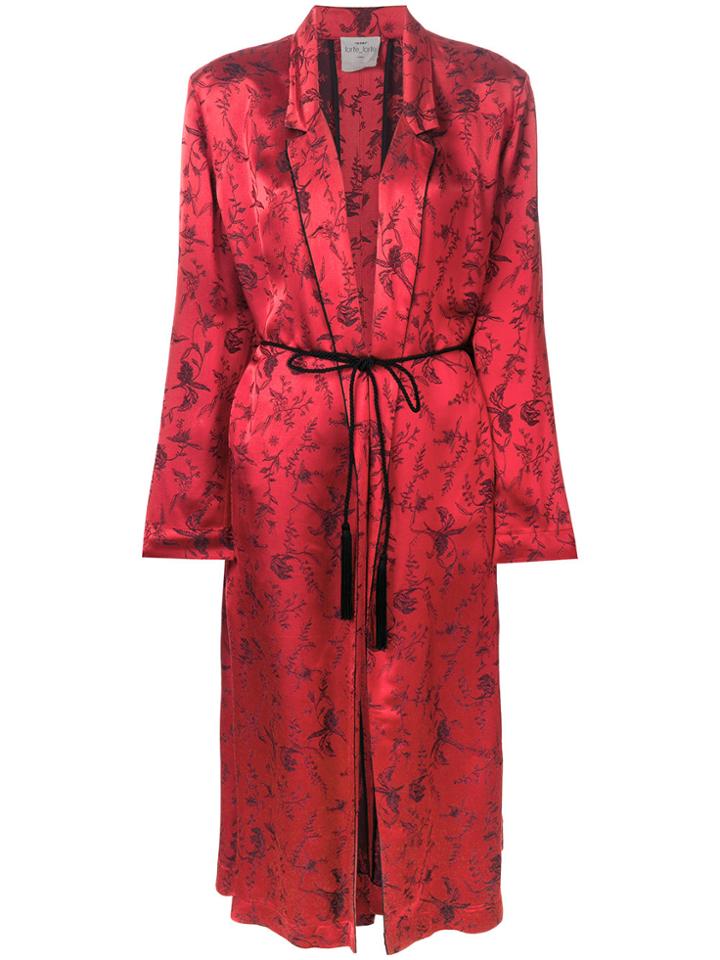 Forte Forte Jacquard Robe Jacket - Red