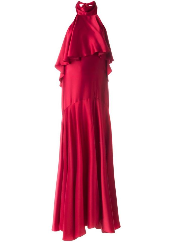 Temperley London Halterneck Flared Dress