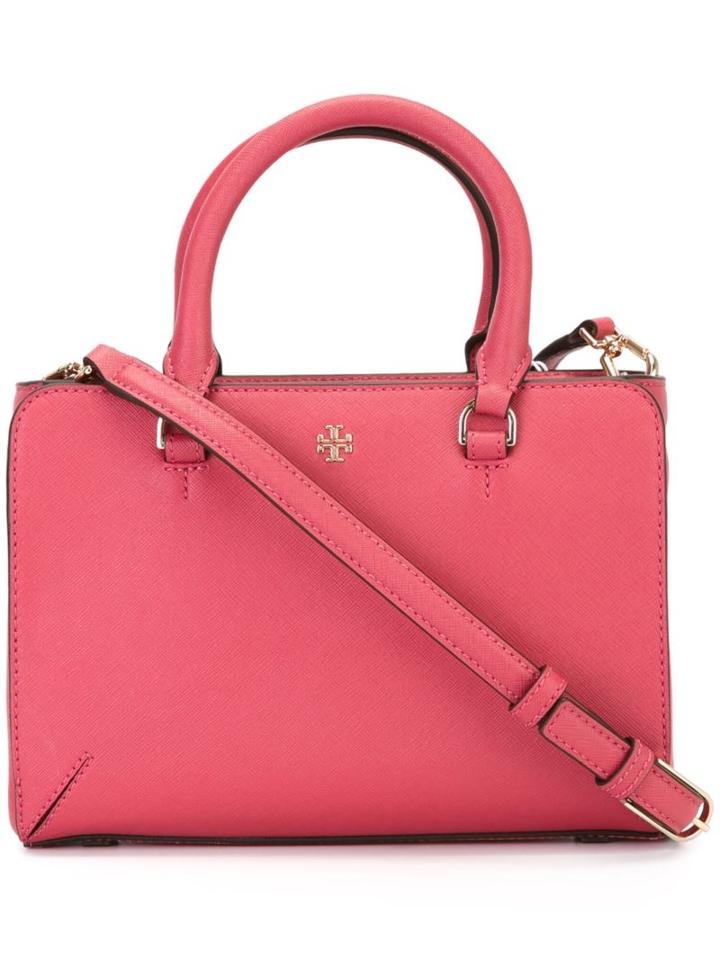 Tory Burch Small Tote, Women's, Pink/purple, Leather