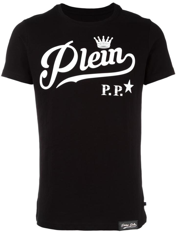 My Way T-shirt, Men's, Size: Large, Black, Cotton, Philipp Plein