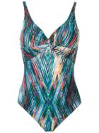 Lygia & Nanny - Printed Bodysuit - Women - Polyamide/spandex/elastane - 40, Blue, Polyamide/spandex/elastane