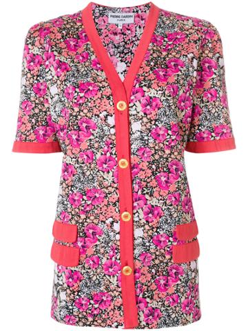 Pierre Cardin Vintage Floral Buttoned Blouse - Multicolour