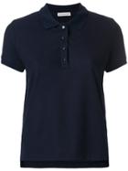 Moncler Classic Fitted Polo Top - Blue