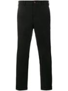 Comme Des Garçons Homme Plus Cropped Trousers, Men's, Size: Small, Black, Polyester