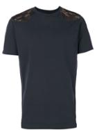 Mr & Mrs Italy - Camouflage Panel T-shirt - Men - Cotton/polyamide/polyurethane - S, Black, Cotton/polyamide/polyurethane