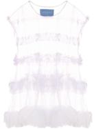 Viktor & Rolf Sheer Ruffled Blouse - White