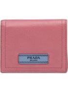 Prada Glacé Flap Wallet - Pink