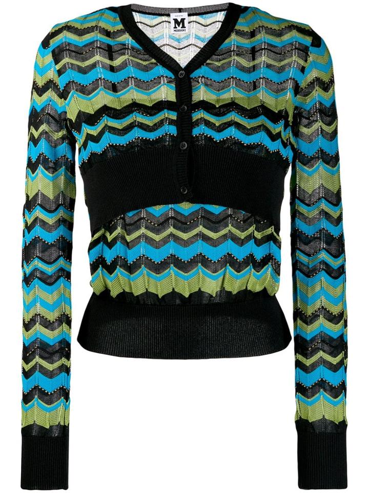 M Missoni Button Up Jumper - Black