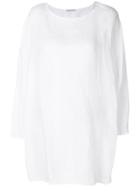 Stefano Mortari Long-sleeve Flared Blouse - White