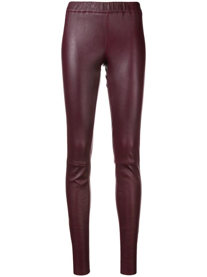 Max & Moi Legging In Lambskin - Pink & Purple