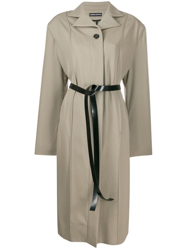 Kwaidan Editions Oversized Trench Coat - Neutrals