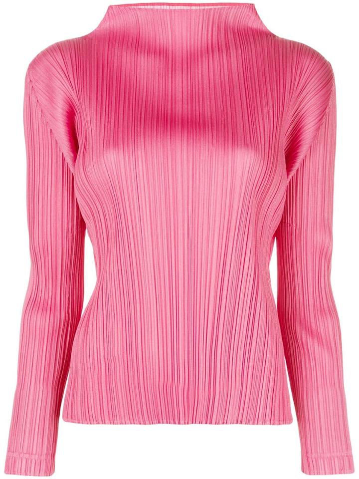 Pleats Please By Issey Miyake December Shirt - Pink