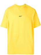 Ader Error Logo Print T-shirt - Yellow