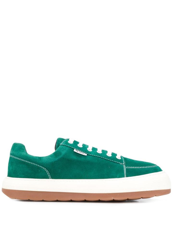 Sunnei Platform Low Top Sneakers - Green