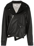 Monse Asymmetric Zip Jacket - Black