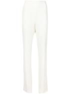 Ralph Lauren Black Straight Leg Trousers, Women's, Size: 6, White, Silk/spandex/elastane