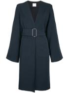 Sincerely, Tommy Oversized Belted Jacket - Blue